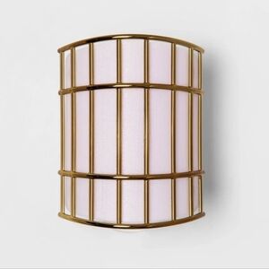 Scented Oil Warmer Plug-In Unique Charming Home Accent - Opalhouse (Gold Grid)
